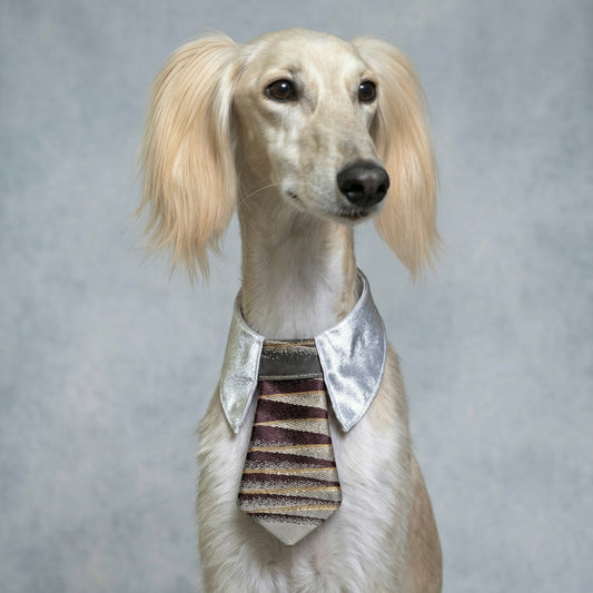 西陣織藤菱重ねネクタイ