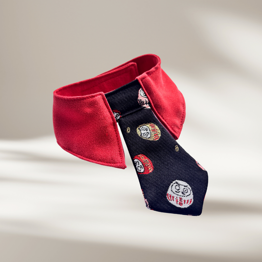 金らんダルマネクタイ（レッド）