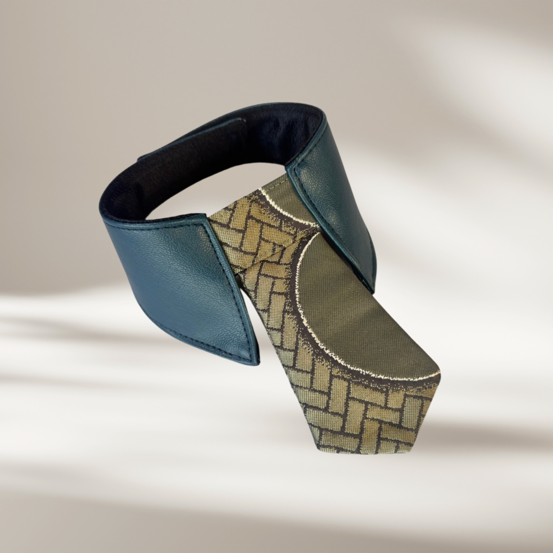 西陣織若竹網代輪ネクタイ