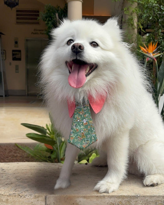 丹後ちりめん日本ネクタイ（緑）